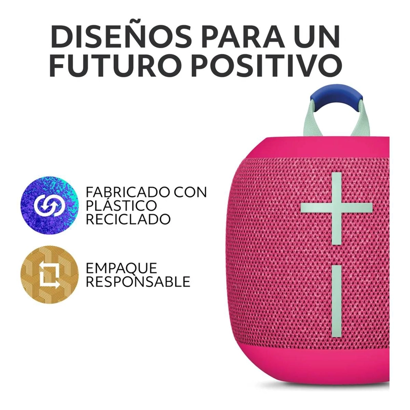 PARLANTE LOGITECH WONDERBOOM 4 HYPER PINK - 2