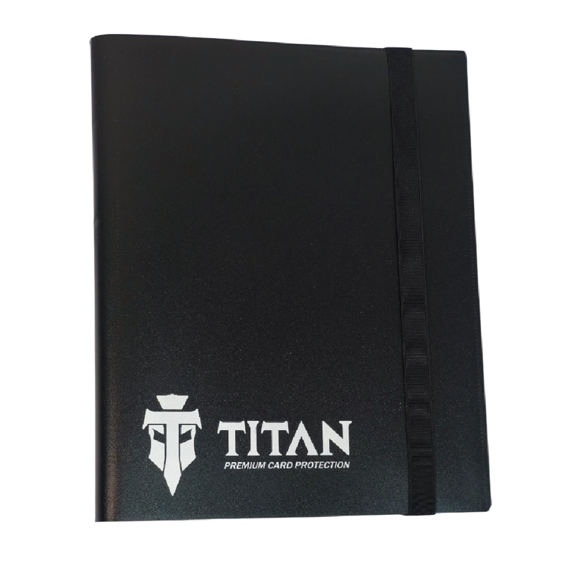 CARPETA TCG TITAN PRO NEGRA 9 BOLSILLOS 360 CARTAS - 1