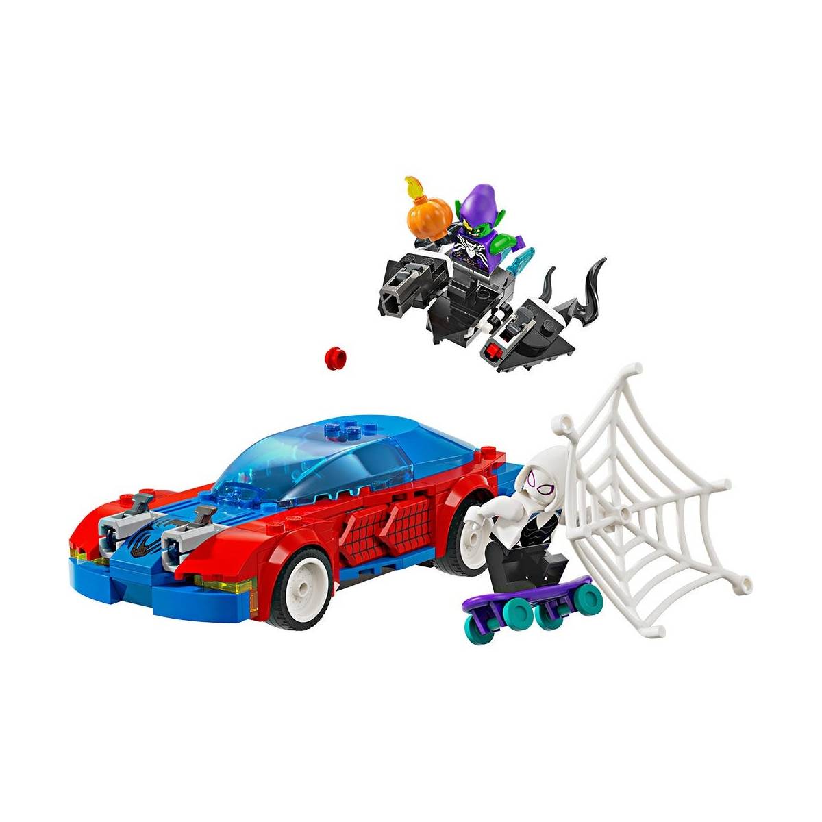 LEGO MARVEL: AUTO DE SPIDER-MAN Y DUENDE VERDE VENOMIZADO - 2