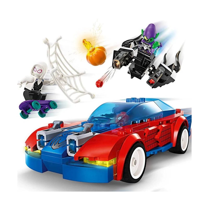 LEGO MARVEL: AUTO DE SPIDER-MAN Y DUENDE VERDE VENOMIZADO - 3
