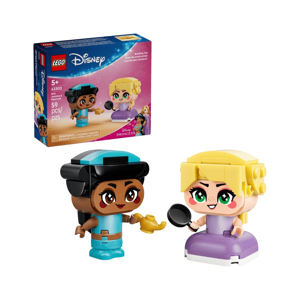 LEGO DSINEY: MINI JASMIN Y RAPUNZEL 43303 - 1