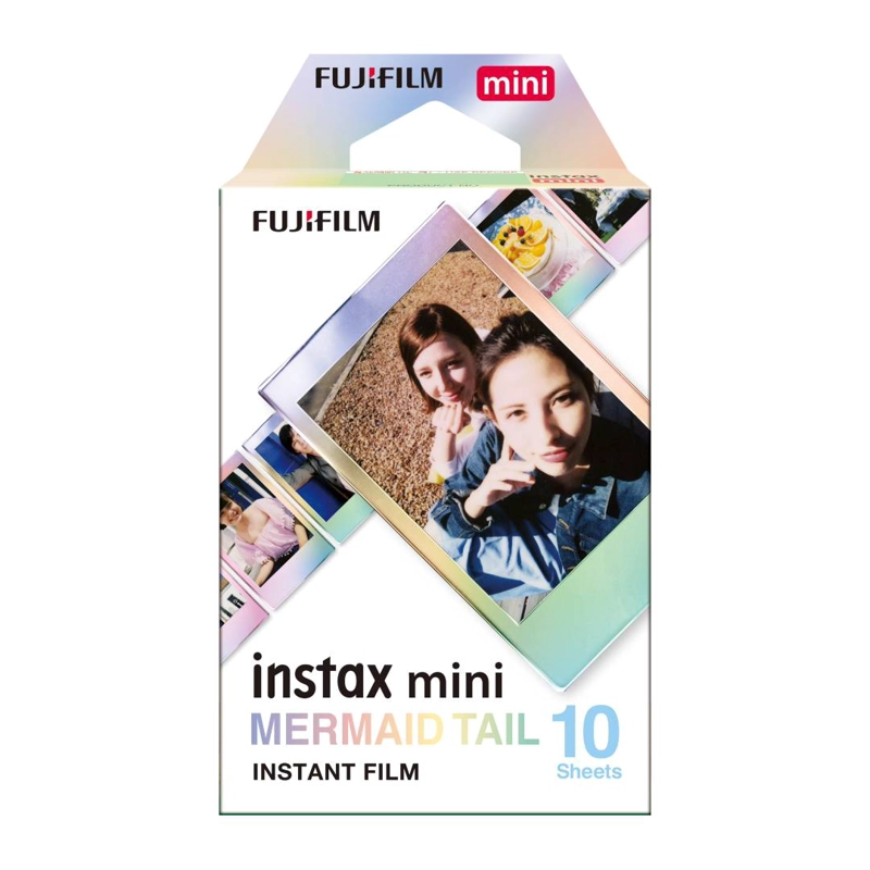 PACK DE 10 FILM INSTAX MINI, DISEÑO MERMAID TAIL - 1