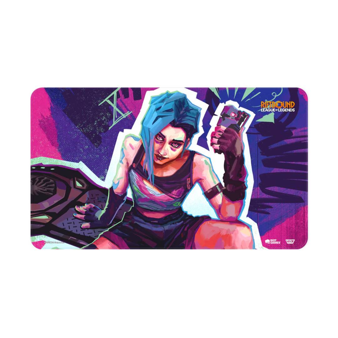 RIFTBOUND TCG: PLAYMAT ORIGINS JINX ART - 1