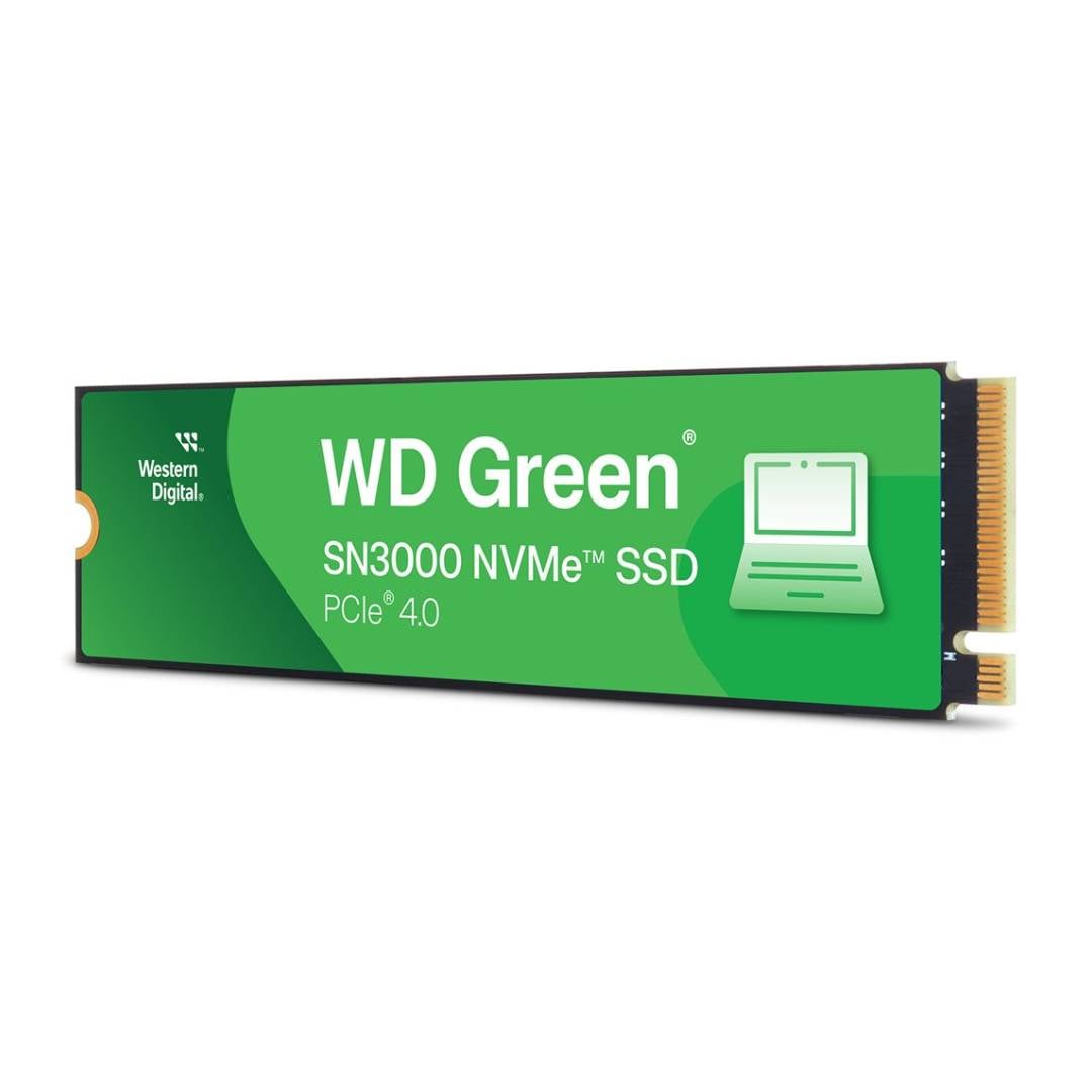 DISCO DURO SSD WD GREEN SN3000 1TB M.2 2280 NVME PCIE 4.0 - 2