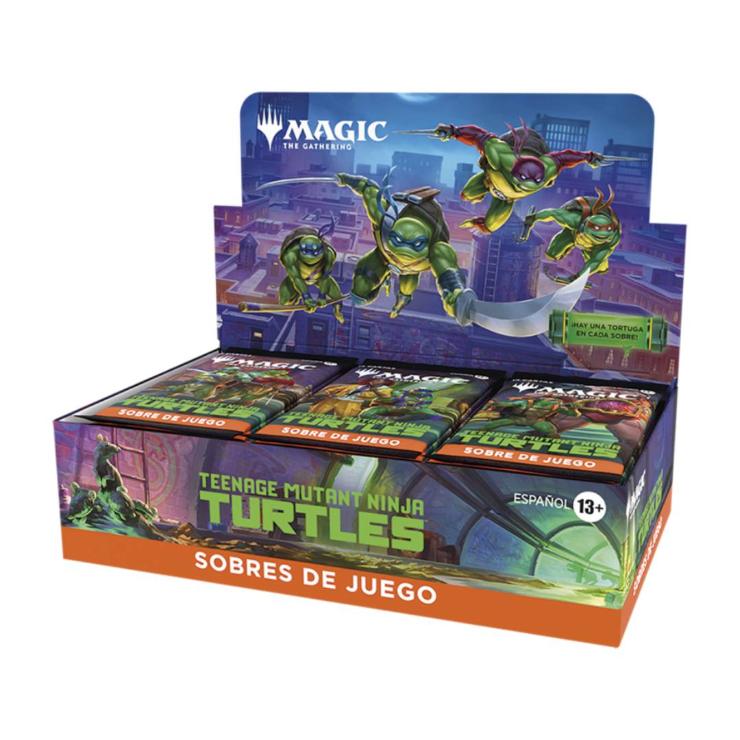 MTG TEENAGE MUTANT NINJA TURTLES PLAYBOOSTER DISPLAY ESPAÑOL - 1