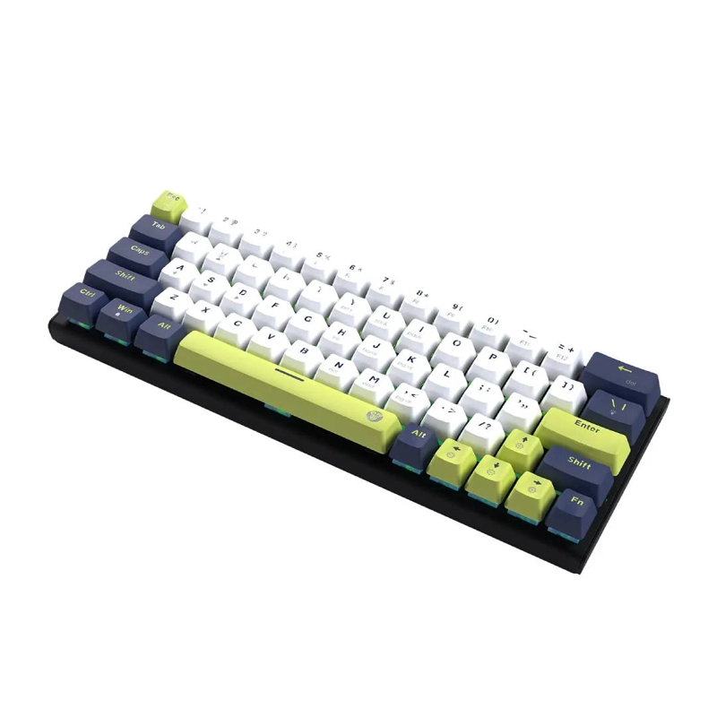 TECLADO FANTECH MK874V2 ATOM63 MORI WHITE (SWITCH ROSIE) - 2