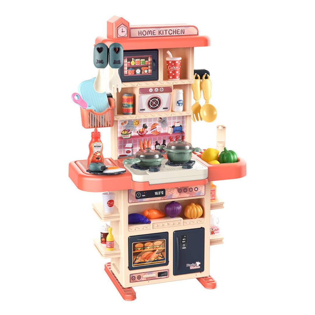 SET DE COCINA EDUCACIONAL MINI PARA NIÑOS CON UTENSILIOS - 2