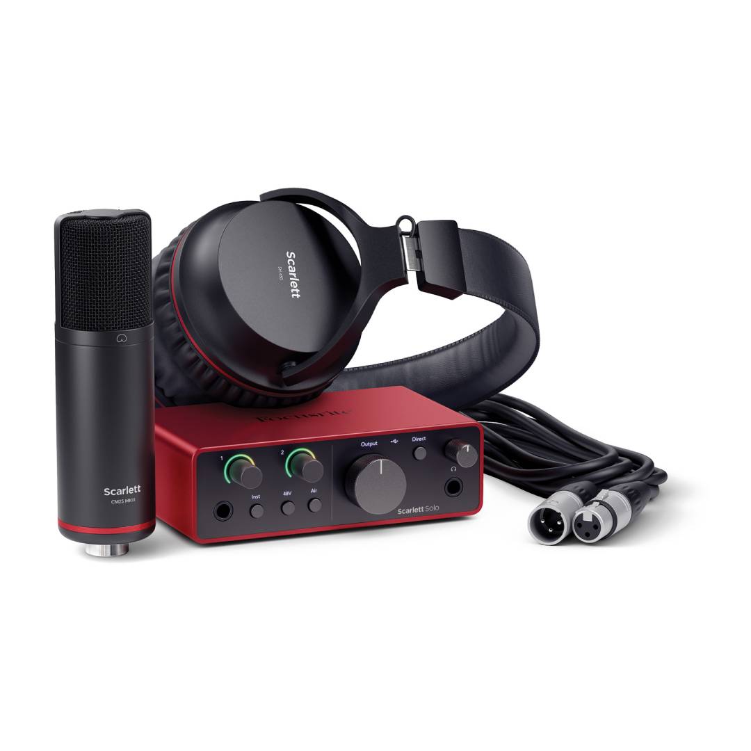 PACK HOME STUDIO FOCUSRITE SCARLETT SOLO 4TH GEN - 1