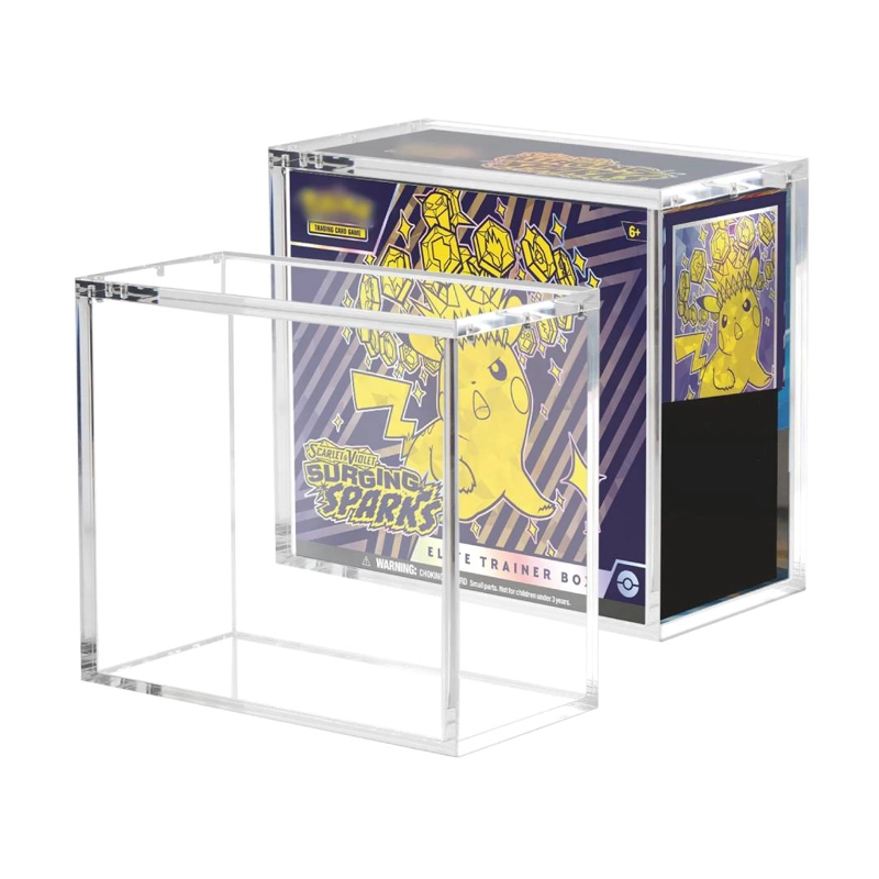 CAJA ACRILICA PROTECTOR DE ETB POKEMON TCG 19.5X9.5X17.3 CM - 1