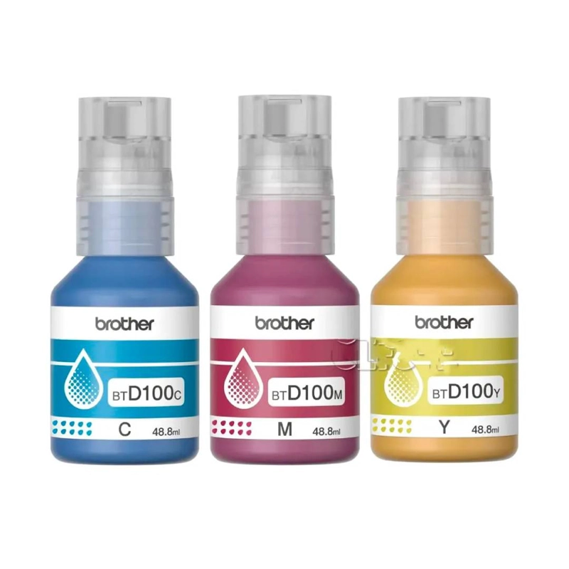 PACK DE TINTAS BROTHER BTD100CL 3PK CYAN-MAGENTA-YELLOW - 2