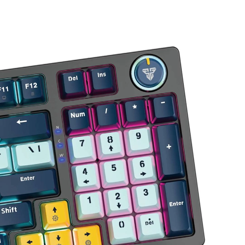 TECLADO FANTECH MK890V2 ATOM96 MIZU SKYBLUE (SWITCH ROSIE) - 2