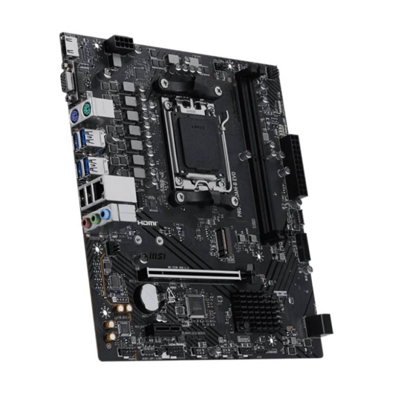 PLACA MADRE MSI PRO A620AM-B EVO, MICRO-ATX, AM5, DDR5 - 4