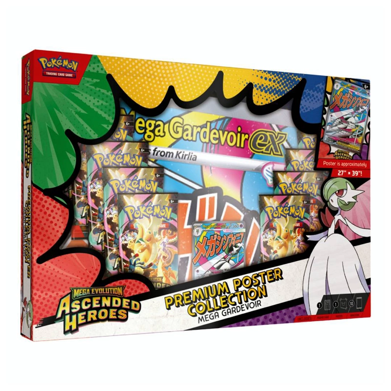 POKEMON TCG PREMIUM POSTER COLLECTION MEGA GARDEVOIR ESPAÑOL - 1