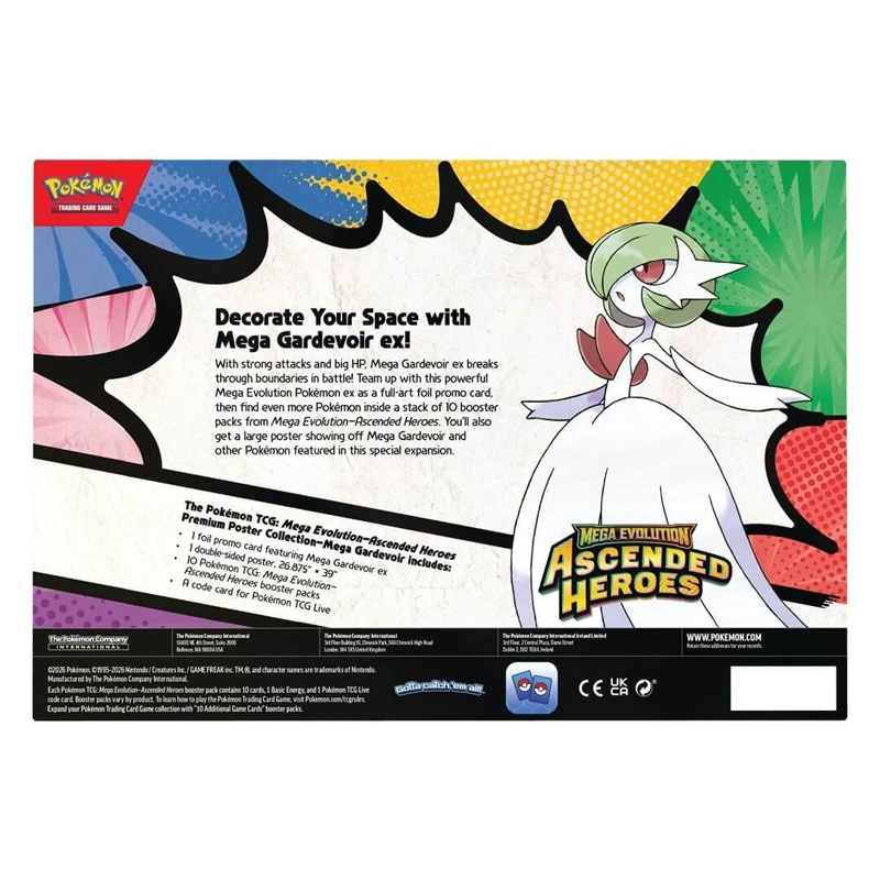 POKEMON TCG PREMIUM POSTER COLLECTION MEGA GARDEVOIR ESPAÑOL - 2