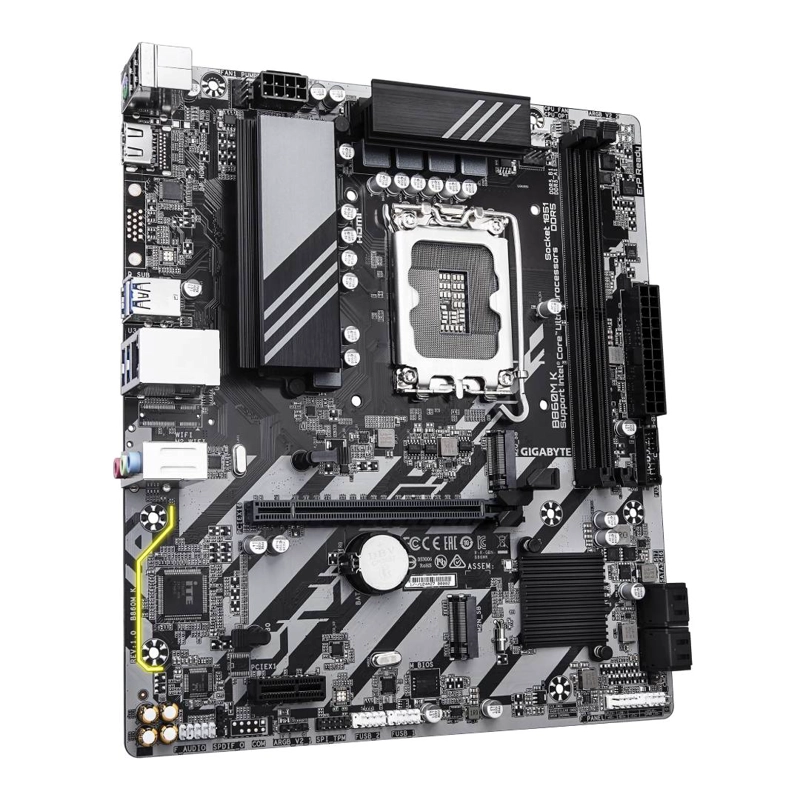 PLACA MADRE GIGABYTE B860M K, MICRO-ATX, LGA1851 - 3