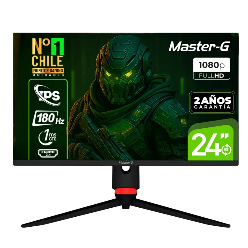 MONITOR GAMER MASTER-G MGMG2440, 24' FHD IPS, 180HZ, 1MS