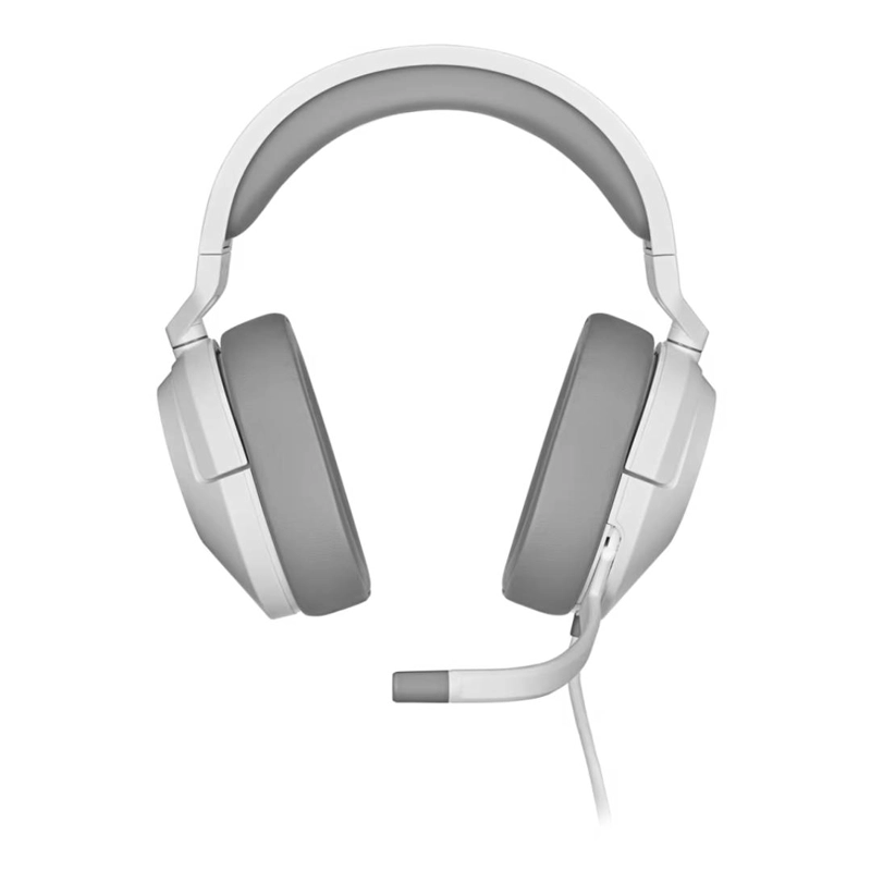 AUDIFONOS GAMER CORSAIR HS55 SURROUND V2 CABLEADOS, BLANCO - 2