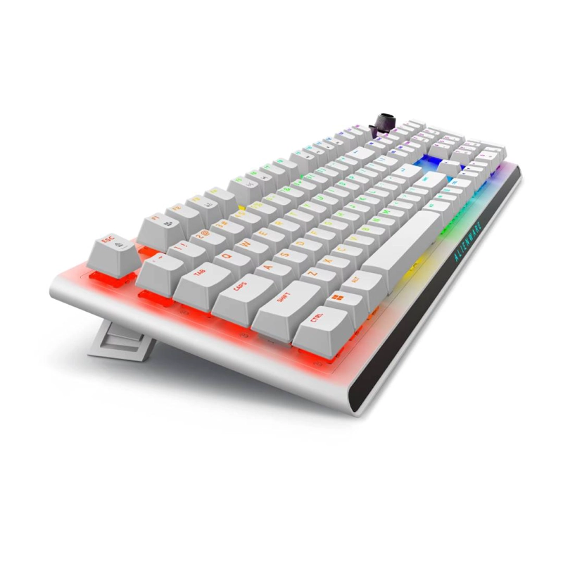 TECLADO ALIENWARE GAMING TRI MODO WIRELESS AW920K BLANCO - 2