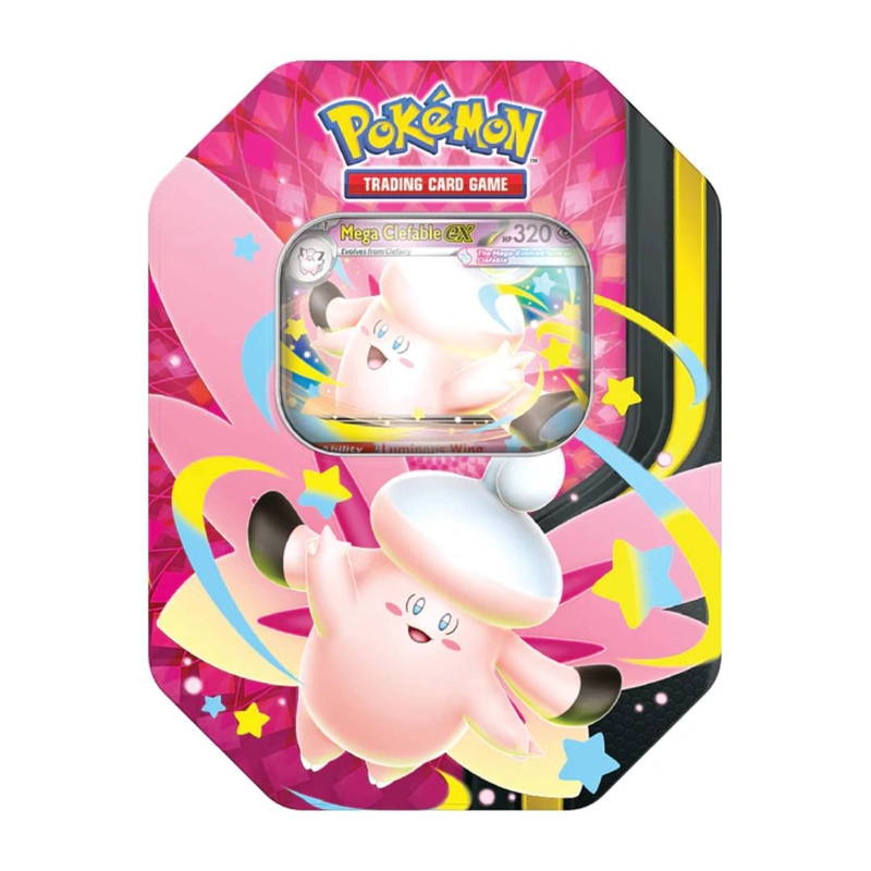POKEMON TCG: MEGA MOONLIT TIN ESPAÑOL (AL AZAR) - 3
