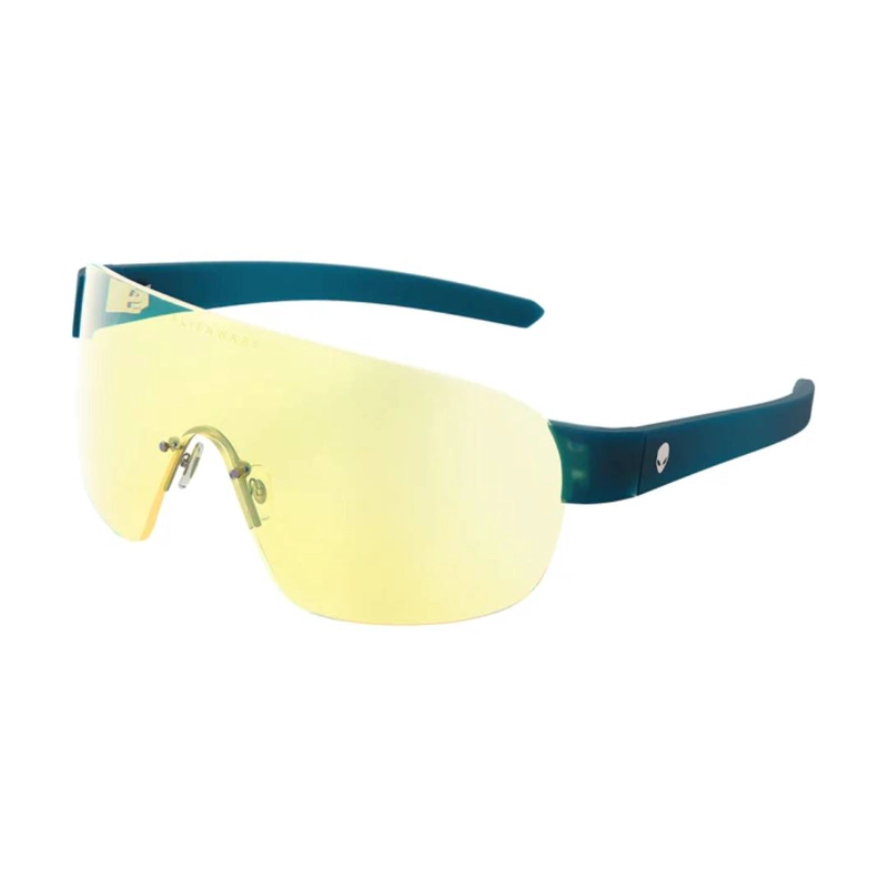 LENTES GUNNAR ALIENWARE BERMUDA TRIANGLE LIQUID TEAL AMBER - 2