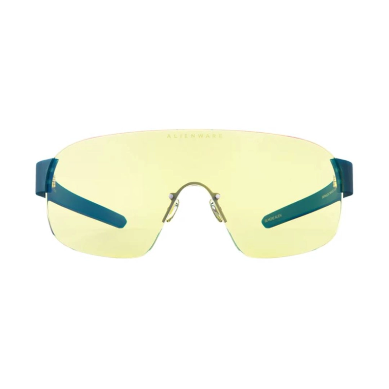 LENTES GUNNAR ALIENWARE BERMUDA TRIANGLE LIQUID TEAL AMBER - 3