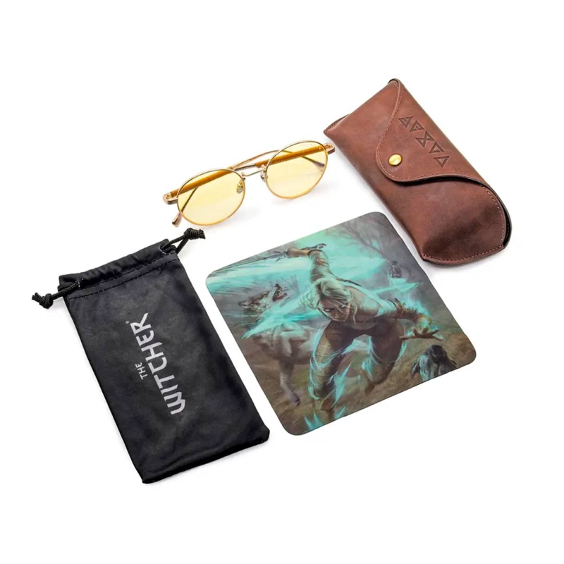 LENTES GUNNAR THE WITCHER CIRI METEORITE/SADDLE AMBER - 5