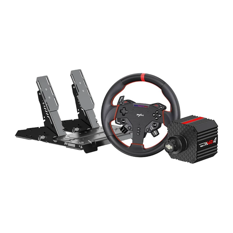 SIMULADOR MANEJO PXN VD4 BUNDLE PARA PC VOLANTE+PEDAL+TORQUE - 2