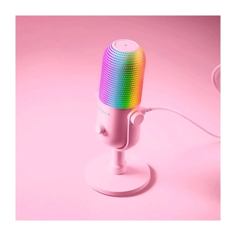 MICROFONO RAZER SEIREN V3 CHROMA QUARTZ - 6
