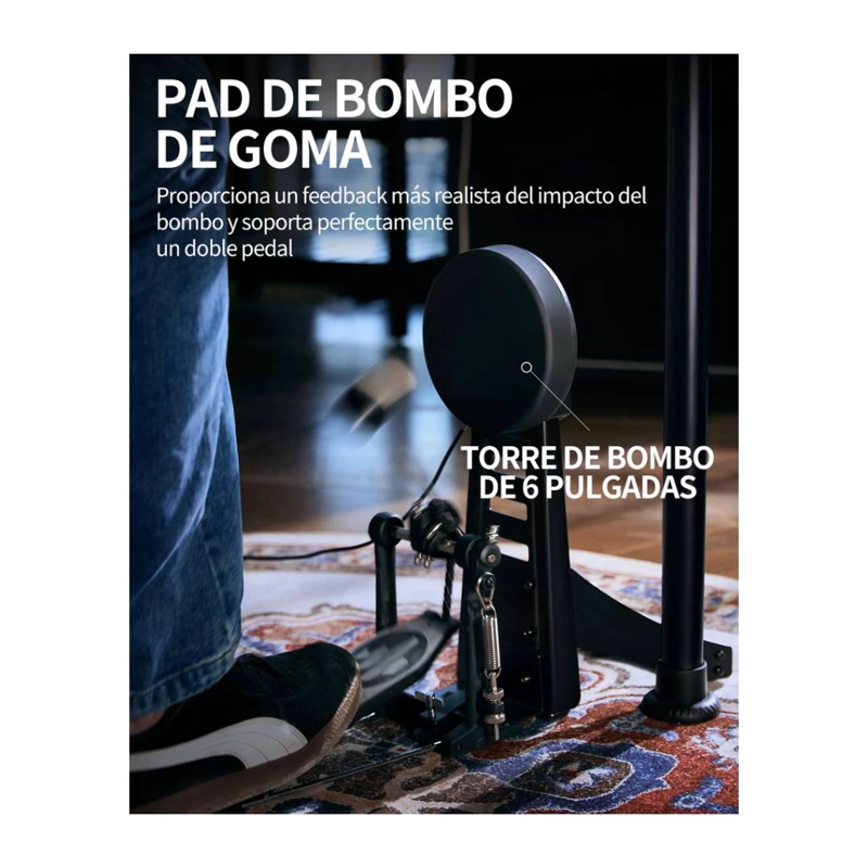 BATERIA ELECTRONICA DONNER DED-200MAX - 7