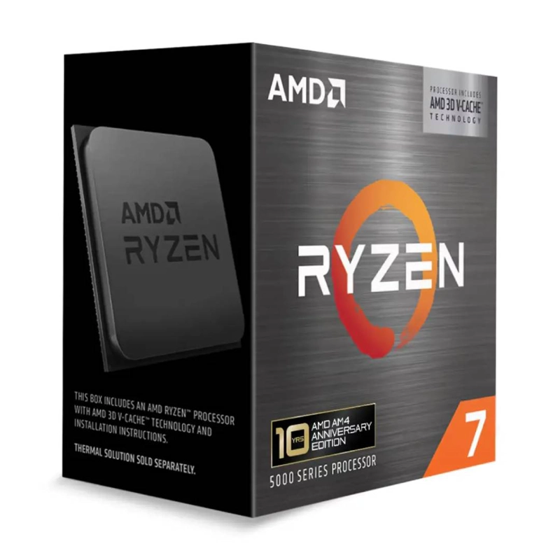 PROCESADOR AMD RYZEN 7 5800X3D, 8-CORE 16-THREAD, 3.4GHZ - 3