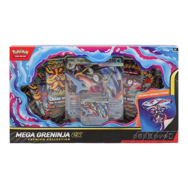 POKEMON TCG MEGA GRENINJA EX PREMIUM COLLECTION BOX ESPAÑOL - 2