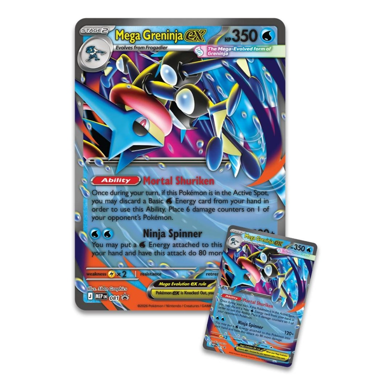 POKEMON TCG MEGA GRENINJA EX PREMIUM COLLECTION BOX ESPAÑOL - 3