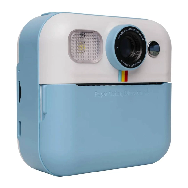 CAMARA SOLIGOR KIDS CELESTE CON IMPRESORA Y LAPICES - 2