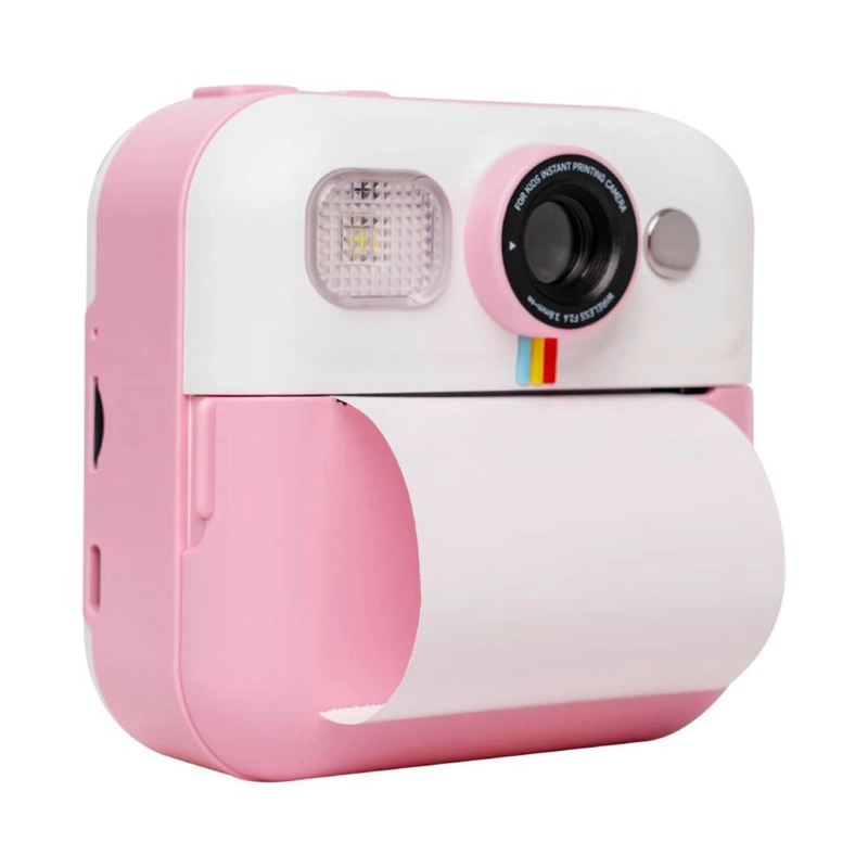 CAMARA SOLIGOR KIDS ROSADA CON IMPRESORA Y LAPICES - 1