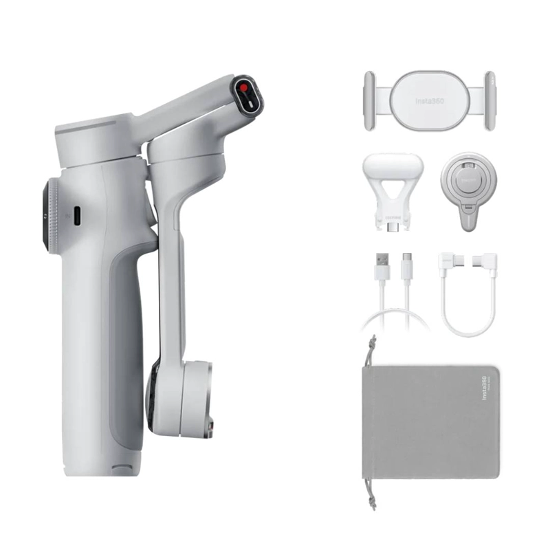 ESTABILIZADOR INSTA360 FLOW 2 PRO CREATOR BUNDLE STONE GRAY - 1