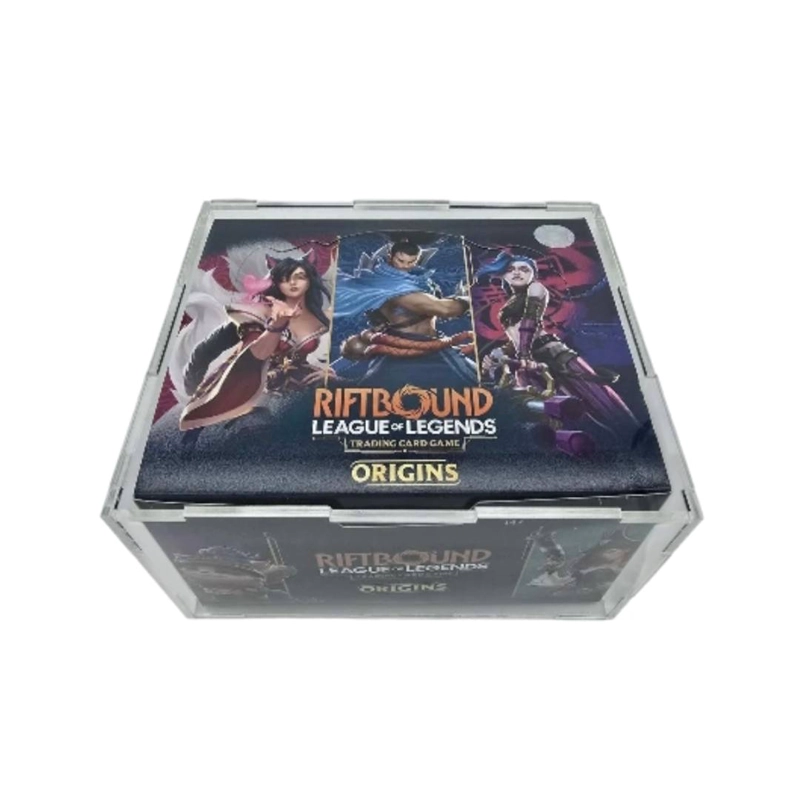CAJA ACRILICA PROTECTOR DE BOOSTER BOX RIFTBOUND 15X12X8.5CM - 1
