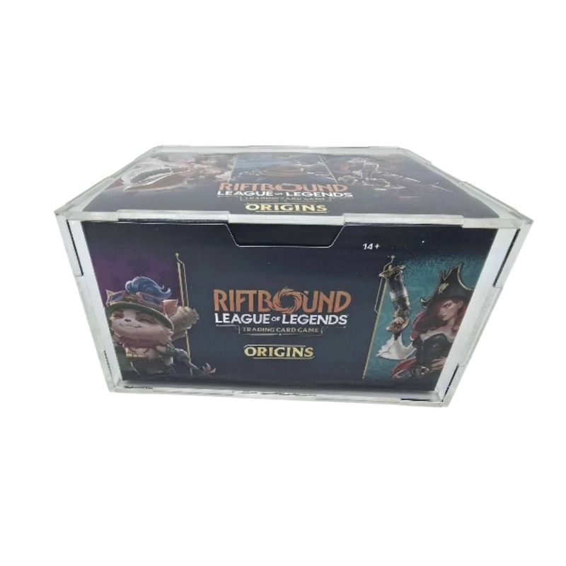 CAJA ACRILICA PROTECTOR DE BOOSTER BOX RIFTBOUND 15X12X8.5CM - 3