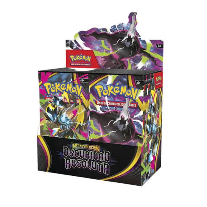 POKEMON TCG MEGA EVOLUTION PITCH BLACK BOOSTER BOX ESPAÑOL - 1