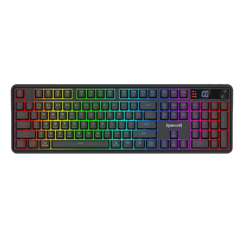 TECLADO INALAMBRICO REDRAGON VOLCANO K526-PRO MEMBRANA - 1