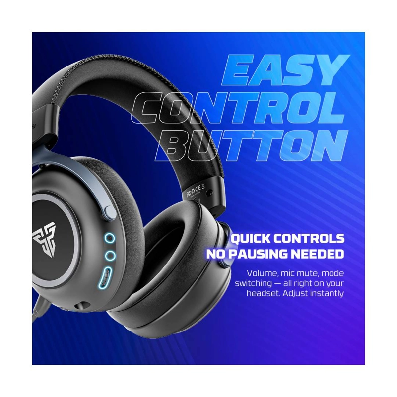 AUDIFONOS INALAMBRICOS FANTECH WHG07 ORBITA BLACK - 4