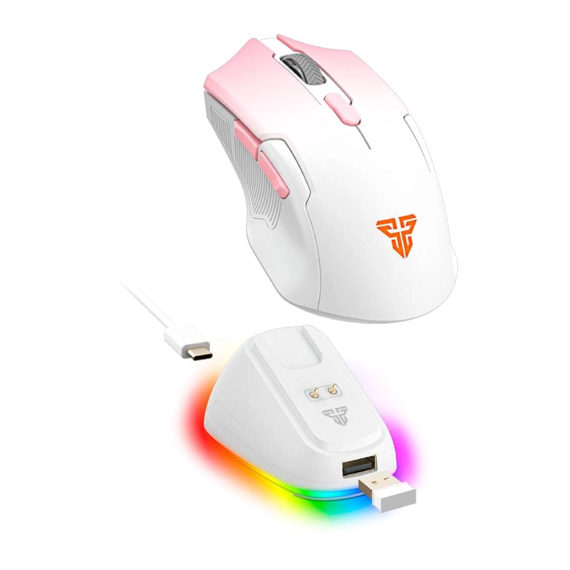MOUSE INALAMBRICO FANTECH WG11V2RD CRUISER II PINK - 1