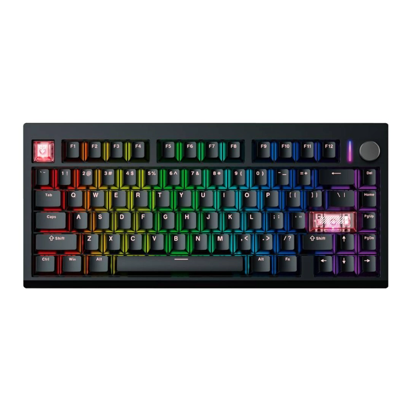 TECLADO INALAMBRICO FANTECH MK921 MAXFIT8 BLACK SWITCH WHITE - 1