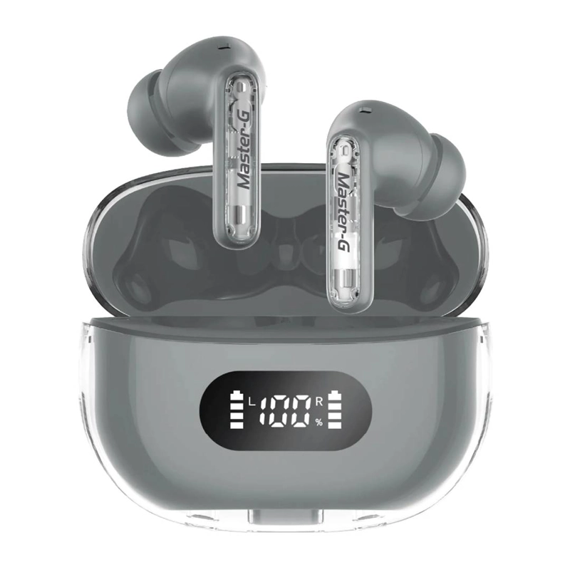 AUDIFONOS IN-EAR MASTER-G MGBUDS35G TWS ANC CON APP GRIS - 1