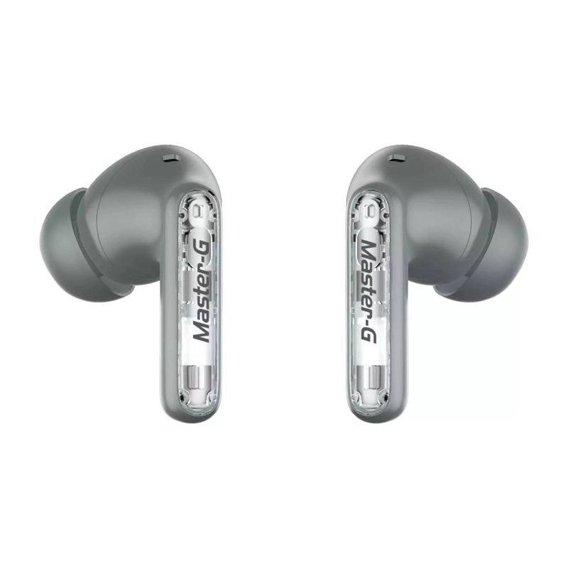 AUDIFONOS IN-EAR MASTER-G MGBUDS35G TWS ANC CON APP GRIS - 2
