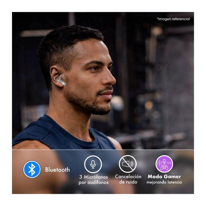 AUDIFONOS IN-EAR MASTER-G MGBUDS35G TWS ANC CON APP GRIS - 6