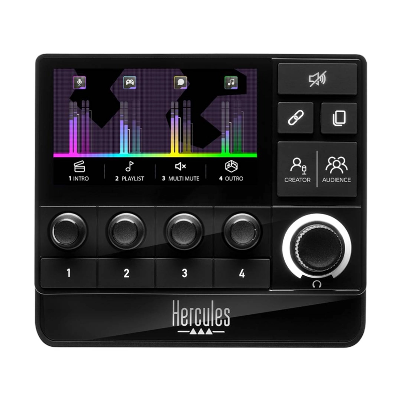 CONTROLADORA DE AUDIO STREAMING HERCULES STREAM 200 XLR - 2