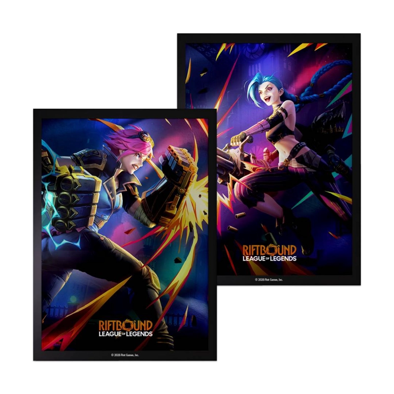 PROTECTORES RIFTBOUND TCG - VENDETTA: VI VS JINX - 1