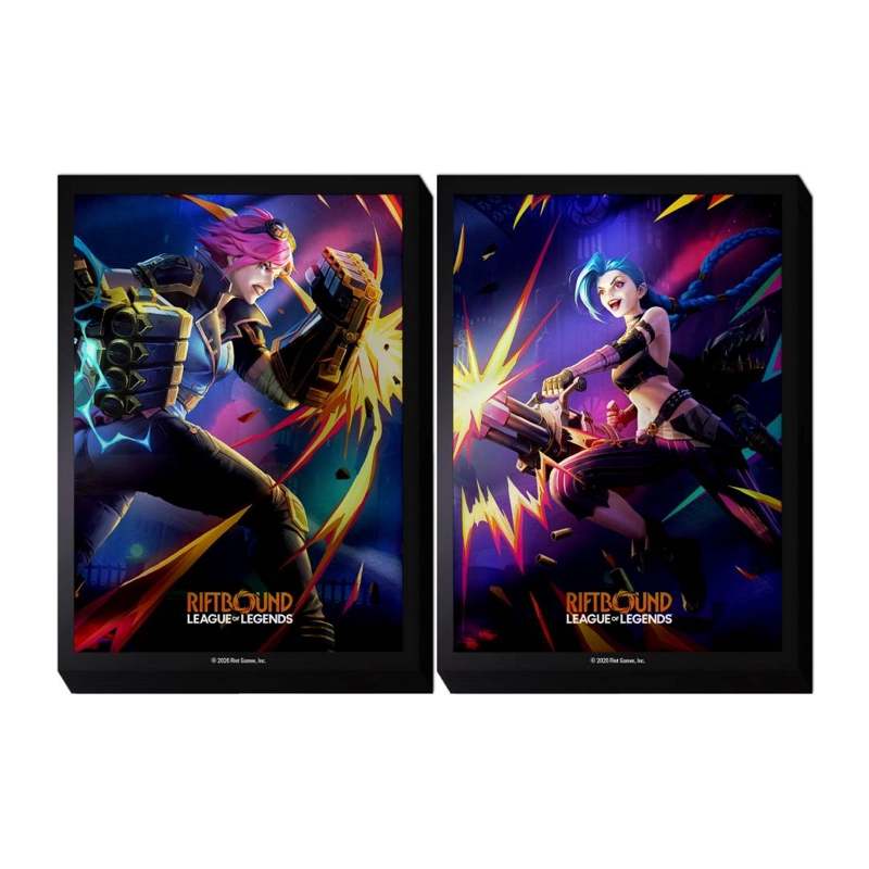 PROTECTORES RIFTBOUND TCG - VENDETTA: VI VS JINX - 2