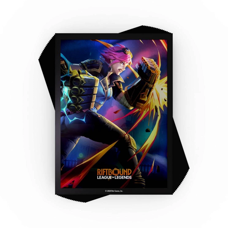 PROTECTORES RIFTBOUND TCG - VENDETTA: VI VS JINX - 4