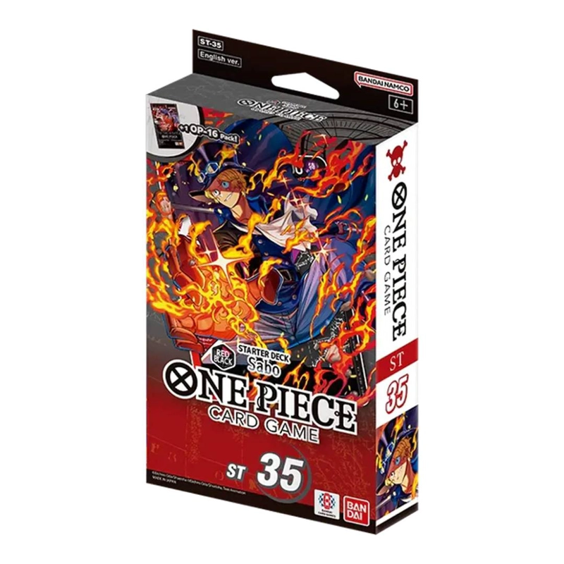 ONE PIECE TCG: STARTER DECK ST-35 SABO RED/BLACK - 1